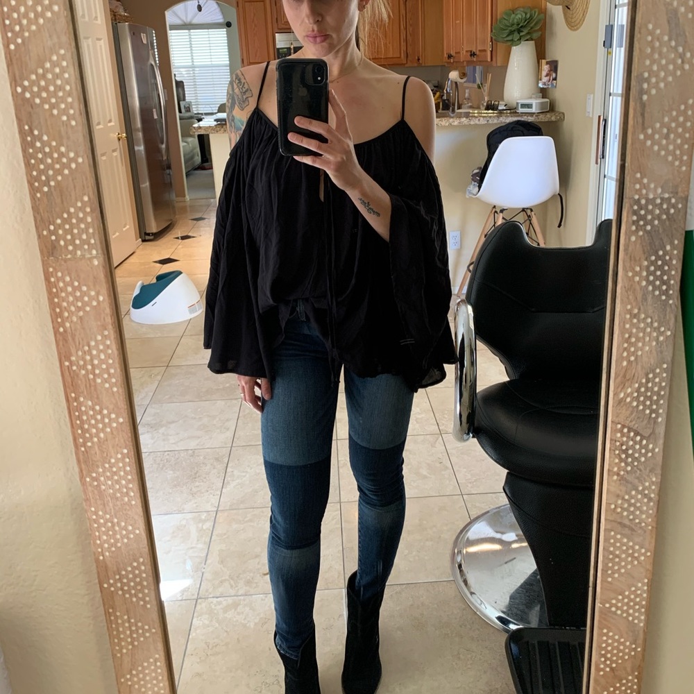Off the shoulder blouse